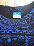 Vintage《DISNEY CHARACTER FASHIONS©》Disney Tribal Art-inspired Pattern T-shirt