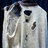 Vintage Super Boro Mohair Zip Cardigan