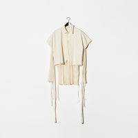 《Midorikawa》LINEN×ORGANIC MESH SHIRT