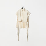《Midorikawa》LINEN×ORGANIC MESH SHIRT