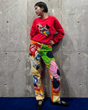 Vintage《BRAPPERS》1990s "MinnieMouse"Collage Pants