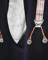 Vintage 1980s Tied-up Trompel'oeil Print T-shirt