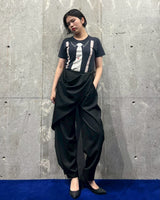 Vintage 1980s Tied-up Trompel'oeil Print T-shirt