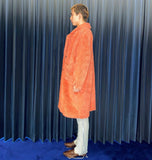 Vintage《Wild Fable》Boa Fleece Flamingo Coat