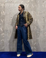 Vintage《GALE HAYMN》Leopard Print Trench Coat