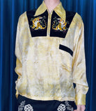 Vintage Two Tigers Half-zip Souvenir Shirt