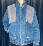 Vintage《Wrangler》Two Tone Denim Jacket