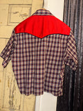 Vintage 1970s《DeeCee Ranger》Cut-off Hem Short Sleeve Western Shirt