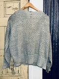 Vintage 1950s Marble Gray Destress Sweat Shirt