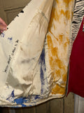 Vintage “Yellow Jacket” 1990 A one-of-a-kind Jacket Hand-painted by G.ALLEN