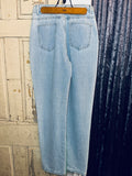Vintage Monster Fake Fur×Denim Custom Denim Pants