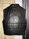 Vintage《dimonti LONDON 》Leather Down Vest