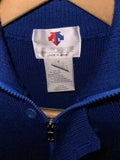 Vintage《DESCENTE》Blue Half-zip Sweater