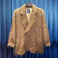 Vintage《emanuel ungaro》Mohair Double-brested Jacket