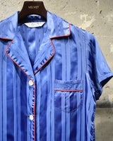 Vintage 1970s《LEWIS FRIMEL》Stripe Pajama Set-up