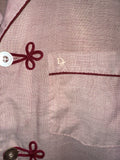 Vintage《Christian Dior》 Chinese Button Type Pajama Shirt