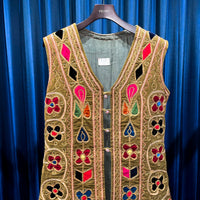 Vintage Velvet Afghanistan Vest