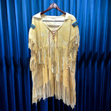 Vintage Native American’s Suede Sleeveless     Pullover