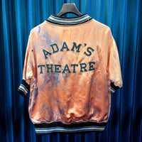 Vintage《RED-FOX》“ADAM'S THEATRE” Satin Half-sleeve Pull Over Shirt