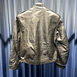 Vintage Edgy Cutting Leather Jacket