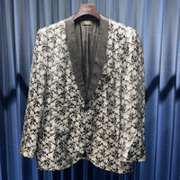 Vintage 《first nighter》Rose Patterned Disco Jacket