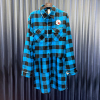 《BRETT WESTFALL》× VELVET Collaboration Archives   Distorted Flannel Shirt