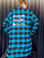 《BRETT WESTFALL》× VELVET Collaboration Archives   Distorted Flannel Shirt