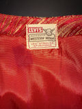 Vintage《LEVI'S WESTERN WEAR》“Short Horn” Glitter Vest