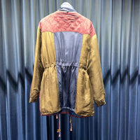 Vintage《SURPRISE》Switching Silk Padding Jacket
