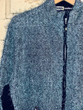 Vintage《jamie sadock》Blue Shaggy Zip-up Jacket