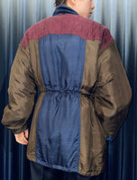 Vintage《SURPRISE》Switching Silk Padding Jacket
