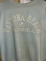 Vintage “DAYTONA BEACH” Light Boro Short Sleeve Sweat Shirt