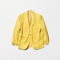 Vintage《Danny Lodge》60s Yellow Color Silk Tailored Jacket
