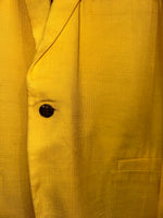 Vintage《Danny Lodge》60s Yellow Color Silk Tailored Jacket