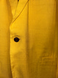 Vintage《Danny Lodge》60s Yellow Color Silk Tailored Jacket