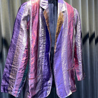 Vintage《Zodiac》Glitter Striped Jacket