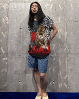 Vintage Rhinestone Leopard Sleeveless Tunic