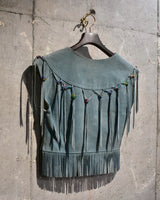 Vintage《PIONEER WEAR》1980s Suede Sleeveless Pull-over