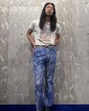 Vintage《Levi's》1970s “646” Tie Dye Corduroy Flare Pants