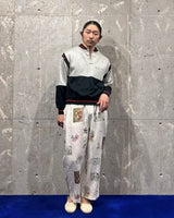 Vintage《pierre cardin》1980s Half Front&Switching Sweat