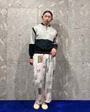 Vintage《pierre cardin》1980s Half Front&Switching Sweat