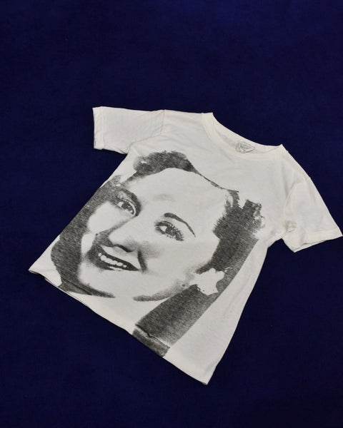 Vintage《LONELY LADIES》1970s Girl Silk Screen Printed T-shirt
