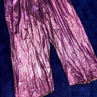 Vintage《Do Rags Designs》Shiny Purple Jump Suit