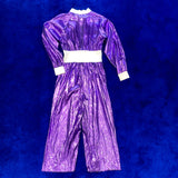 Vintage《Do Rags Designs》Shiny Purple Jump Suit