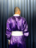 Vintage《Do Rags Designs》Shiny Purple Jump Suit