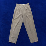 Vintage Gabardine Two-tuck Slacks