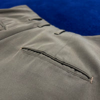 Vintage Gabardine Two-tuck Slacks