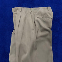 Vintage Gabardine Two-tuck Slacks