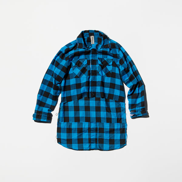 《BRETT WESTFALL》×VELVET Distorted Flannel Shirt