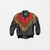 Vintage《PETER LAI》Fringe Tweed Jacket